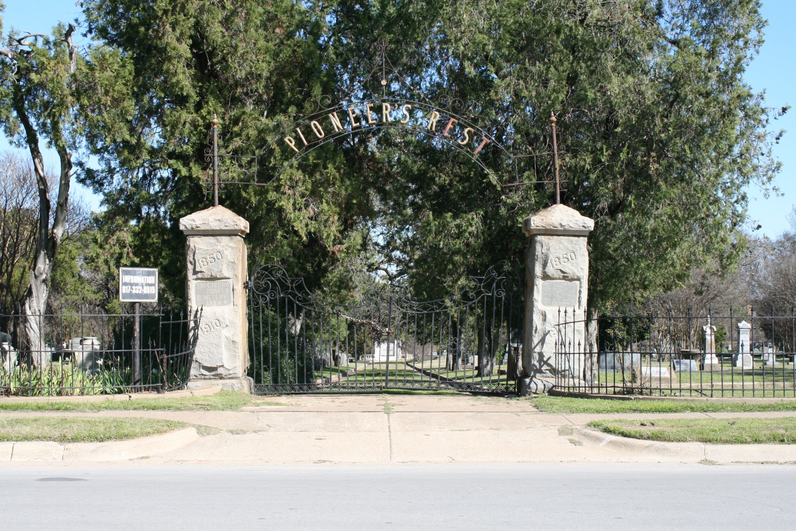Pioneers Rest Cemetary